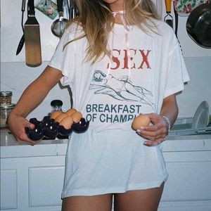 Sex Breakfast of Champions Tee